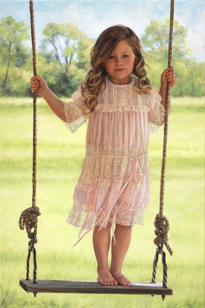 Girl on a Swing